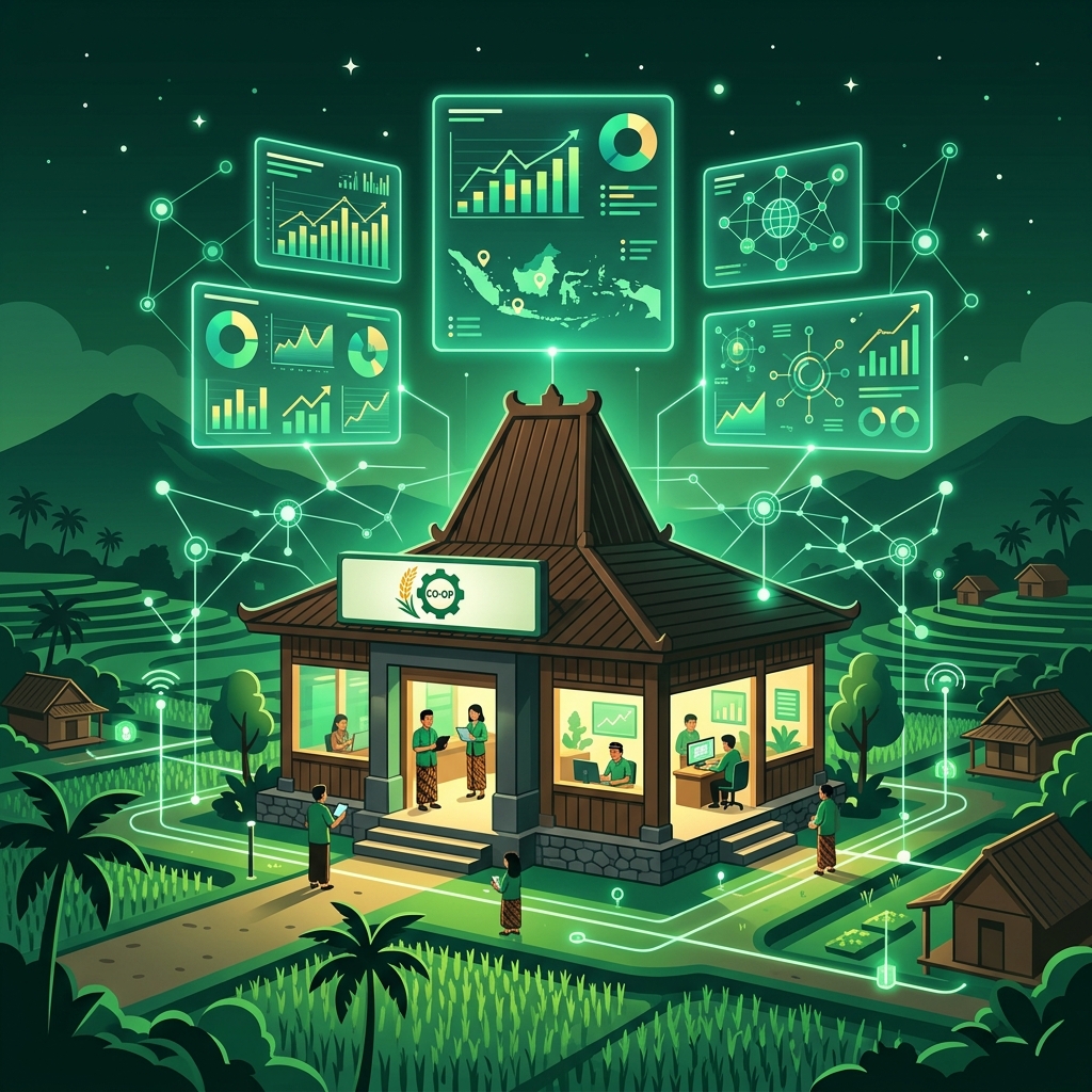 AI Koperasi Illustration